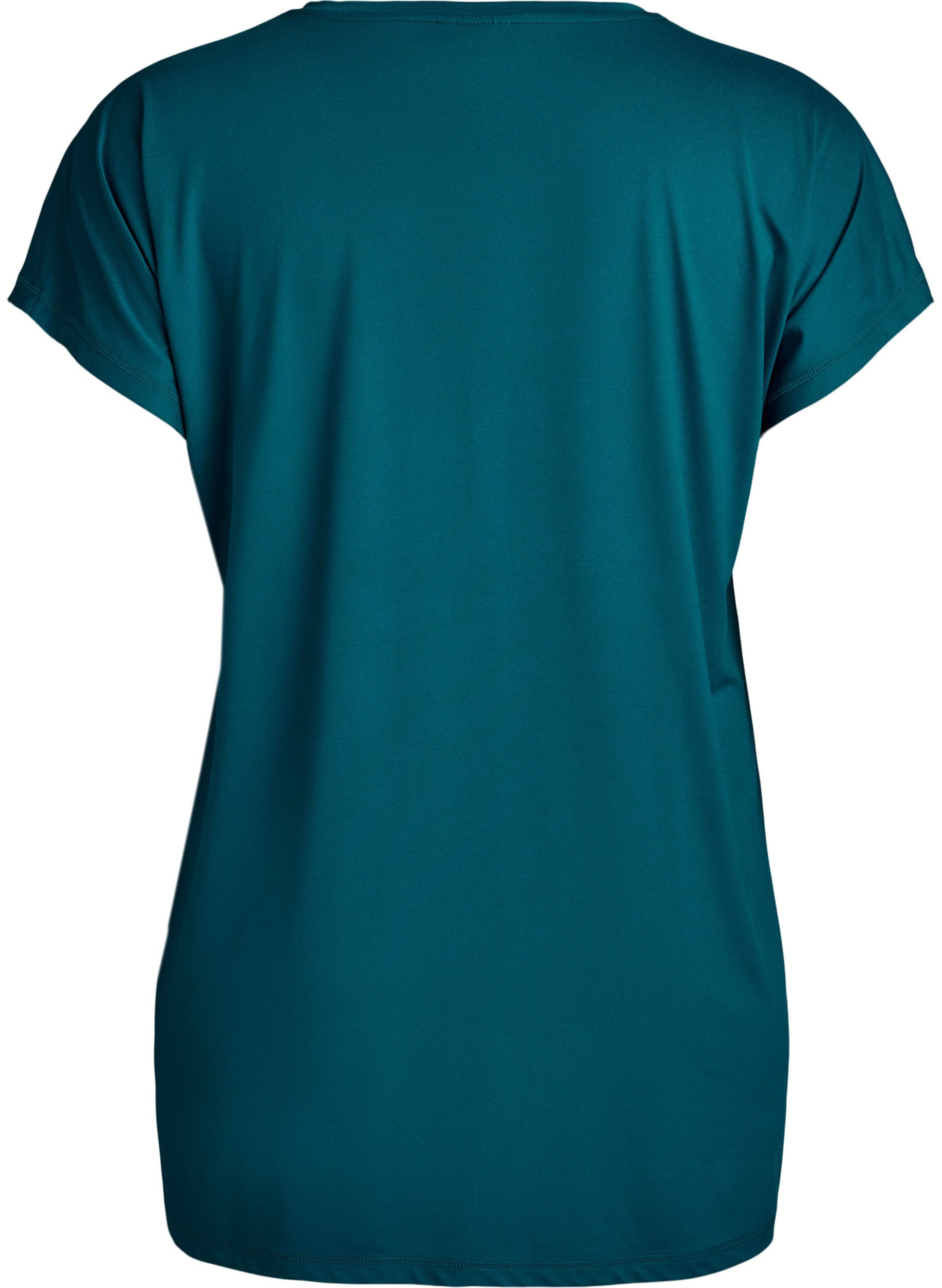 ZizziLang tr&aelig;nings t-shirt, Gr&oslash;n, Packshot image number 1