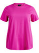 Basis t-shirt i bomuld med rund hals , Lyser&oslash;d, Packshot image number 0