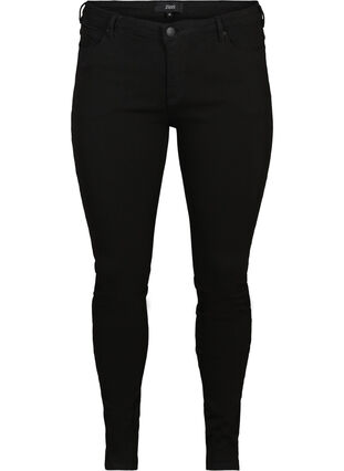 Stay black slim fit Emily jeans, Black, Packshot image number 0