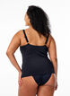 Tankini med draperinger, Sort, Model image number 1