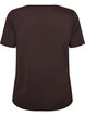 T-shirt med motiv, Brun, Packshot image number 1