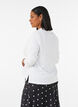 Basis t-shirt med lange &aelig;rmer, Hvid, Model image number 2