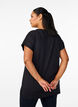 Lang tr&aelig;nings t-shirt, Sort, Model image number 2