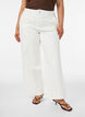 Myra wide fit jeans med h&oslash;j talje, Hvid, Model image number 2