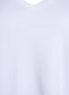 Basis t-shirt i økologisk bomuld med V-hals, Hvid, Packshot image number 2