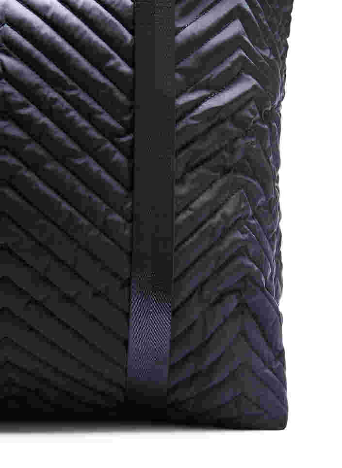 Taske med lynlås, Black, Packshot image number 3