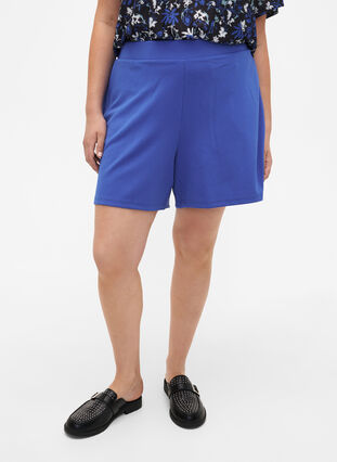 FLASH - Løse shorts med lommer, Dazzling Blue, Model image number 2