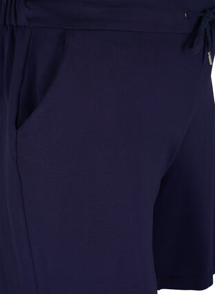 Løse shorts med bindesnøre og lommer, Navy Blazer, Packshot image number 2
