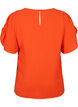 Kortærmet bluse med rynker, Orange.com, Packshot image number 1