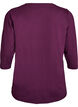 Tr&aelig;ningsbluse med 3/4 &aelig;rmer., Lilla, Packshot image number 1