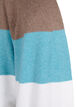 Lang åbenstående cardigan, Reef Waters Mel Comb, Packshot image number 2