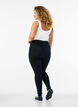 Jeggings med h&oslash;j talje, Sort, Model image number 1