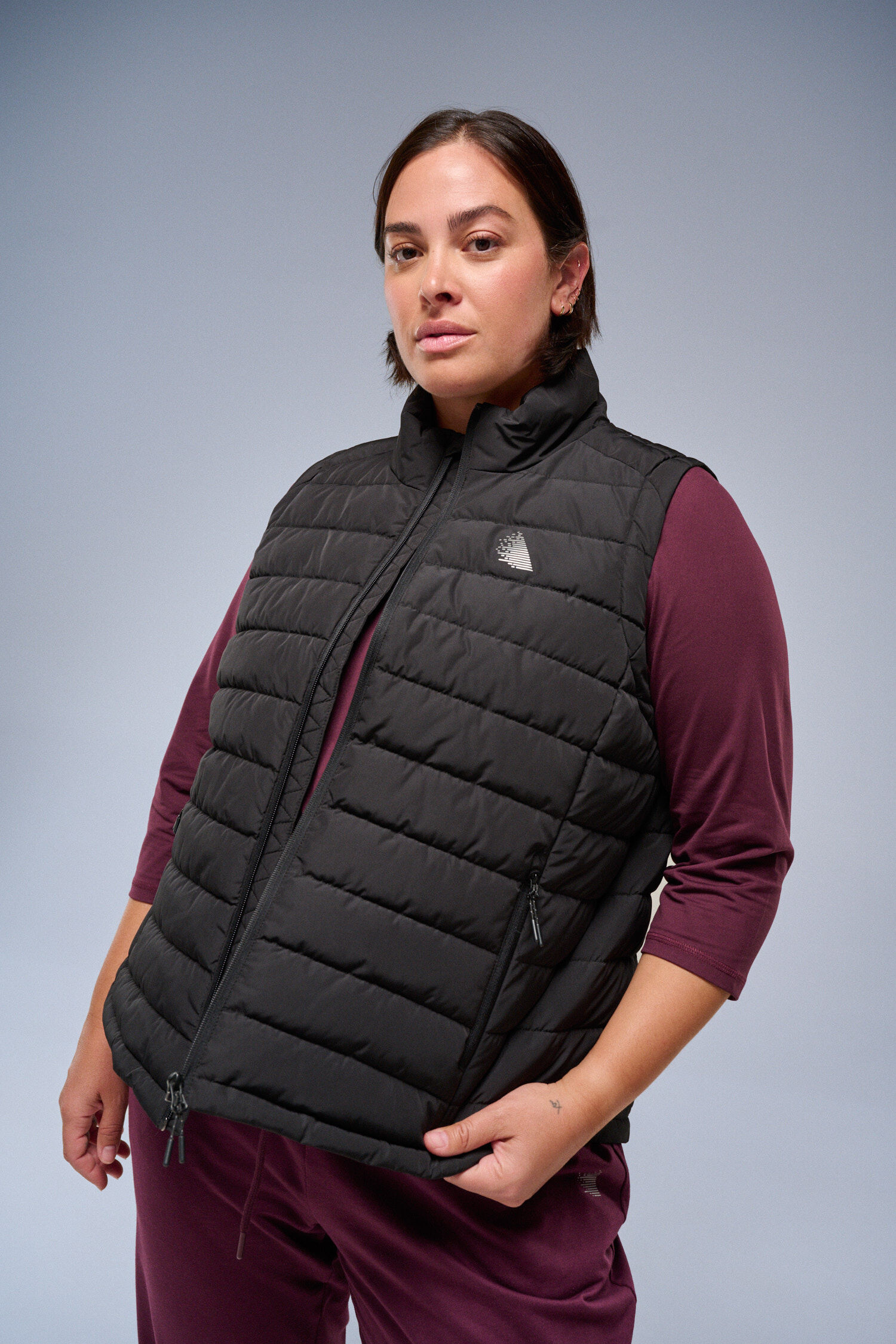 Zizzi Sort vest, , Model