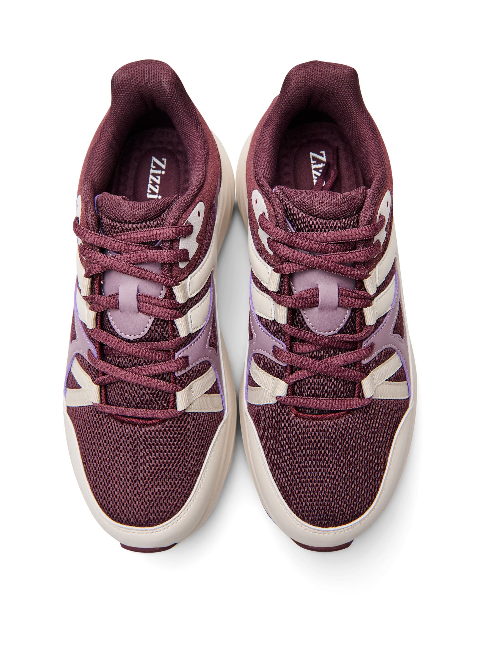 Zizzi Komfort sneakers med st&oslash;dabsorberende s&aring;l, R&oslash;d, Packshot image number 2
