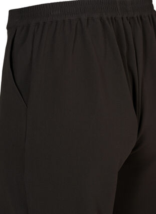 Culotte bukser med elastik, Black, Packshot image number 3