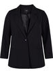 Blazer med en enkelt knaplukning, Black, Packshot image number 0