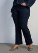 Ellen jeans med h&oslash;j talje og bootcut, Bl&aring;, Model image number 2