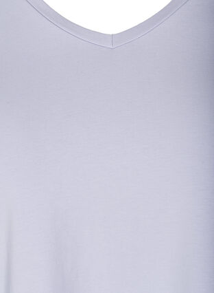 Basis t-shirt med v-hals, Cosmic Sky, Packshot image number 2