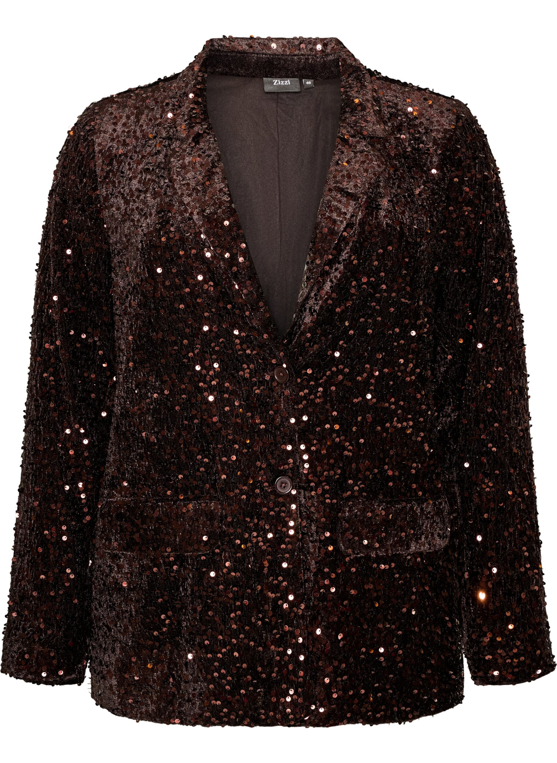 Blazer med pailletter