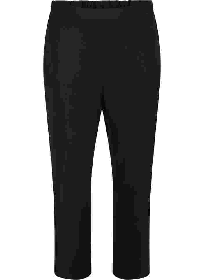 Klassiske bukser med vidde, Black, Packshot