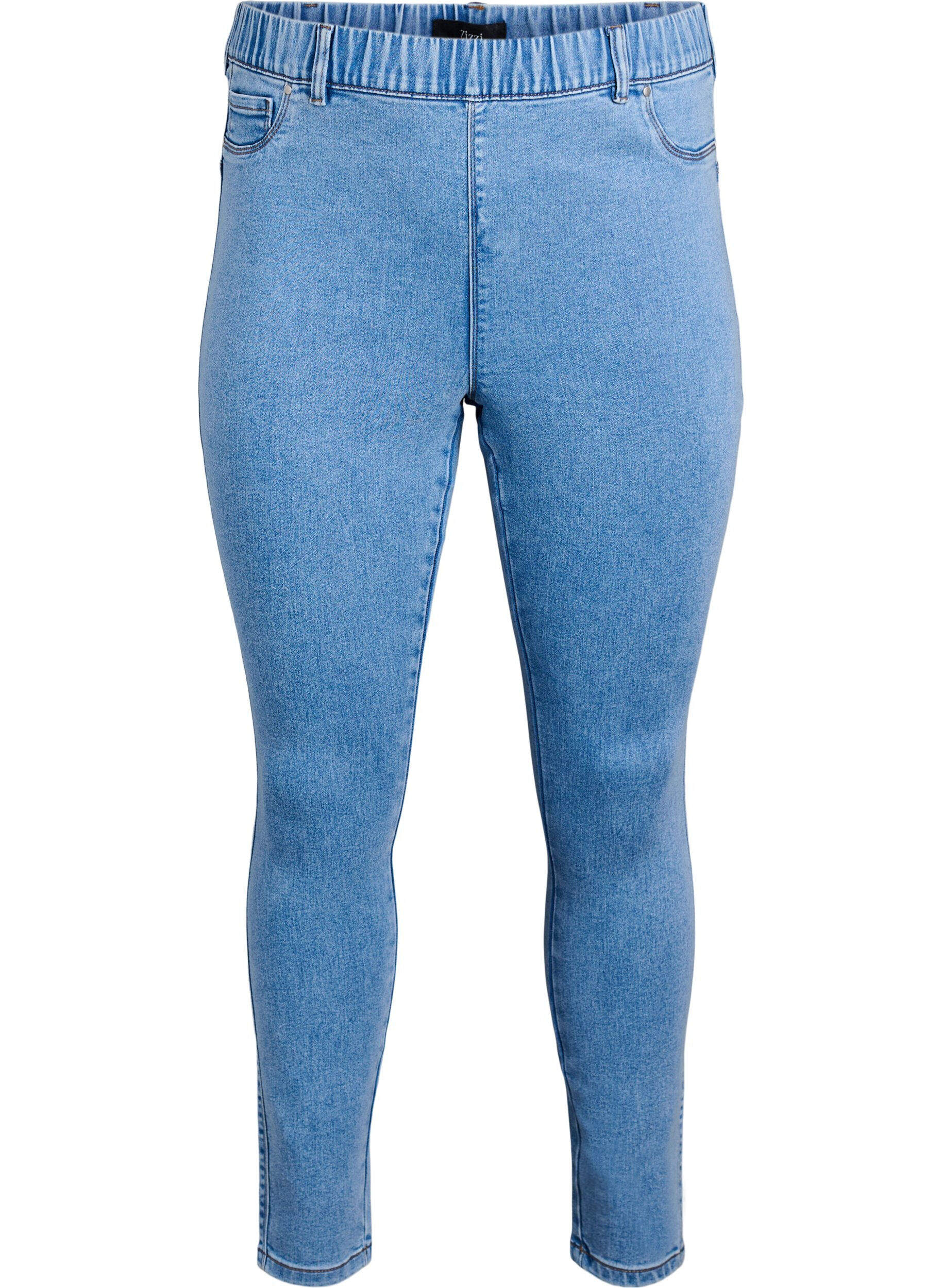 Jeggings med h&oslash;j talje