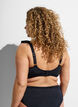 Bikinitop med fl&aelig;sedetaljer, Sort, Model image number 2