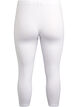 Basis 3/4 leggings i viskose, Hvid, Packshot image number 1