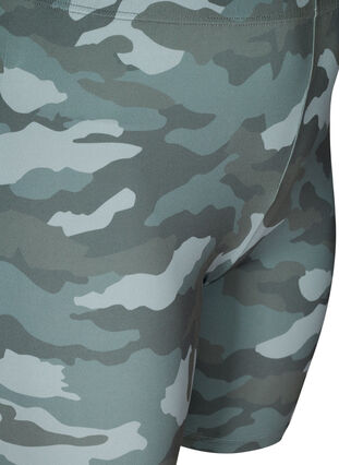 Cykelshorts med camouflage print, Army AOP, Packshot image number 2