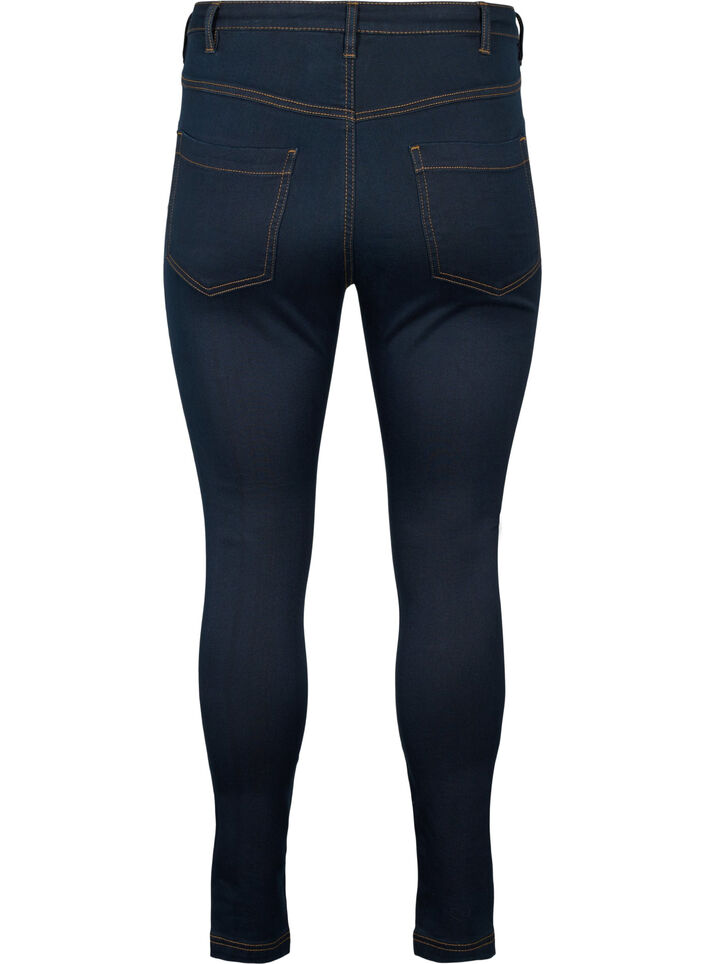 Super slim Amy jeans med h&oslash;j talje, Tobacco Un, Packshot image number 1