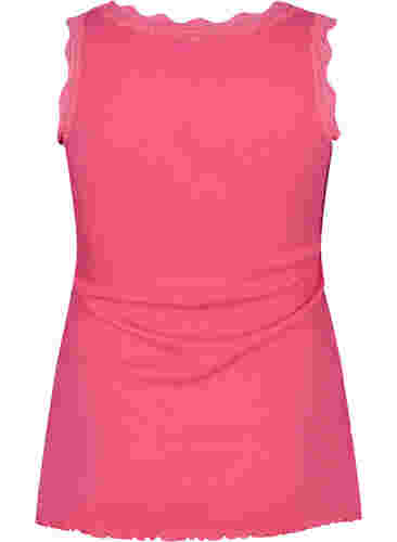 Top med blondekant, Hot Pink, Packshot image number 1