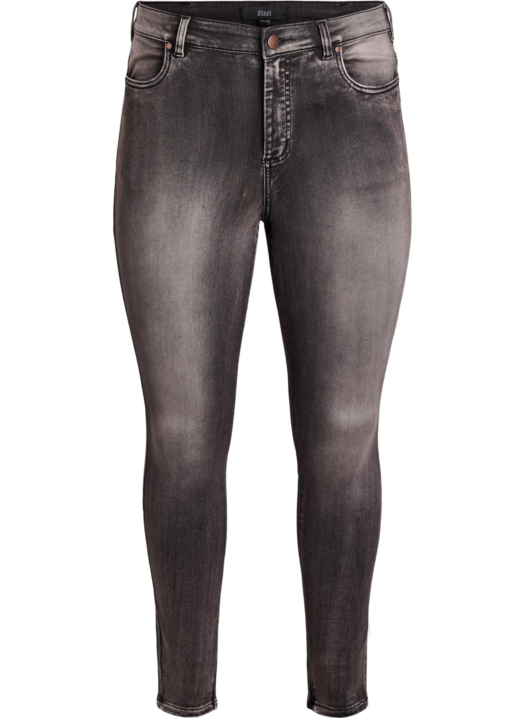 Super slim Amy jeans med h&oslash;j talje