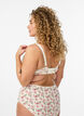 Full cover bh med blomstret blonde, Hvid, Model image number 2