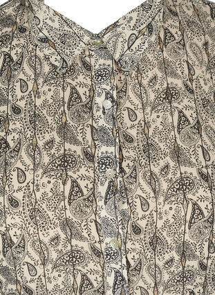 Langærmet kjole med paisleyprint , AOP: PAISLEY, Packshot image number 2