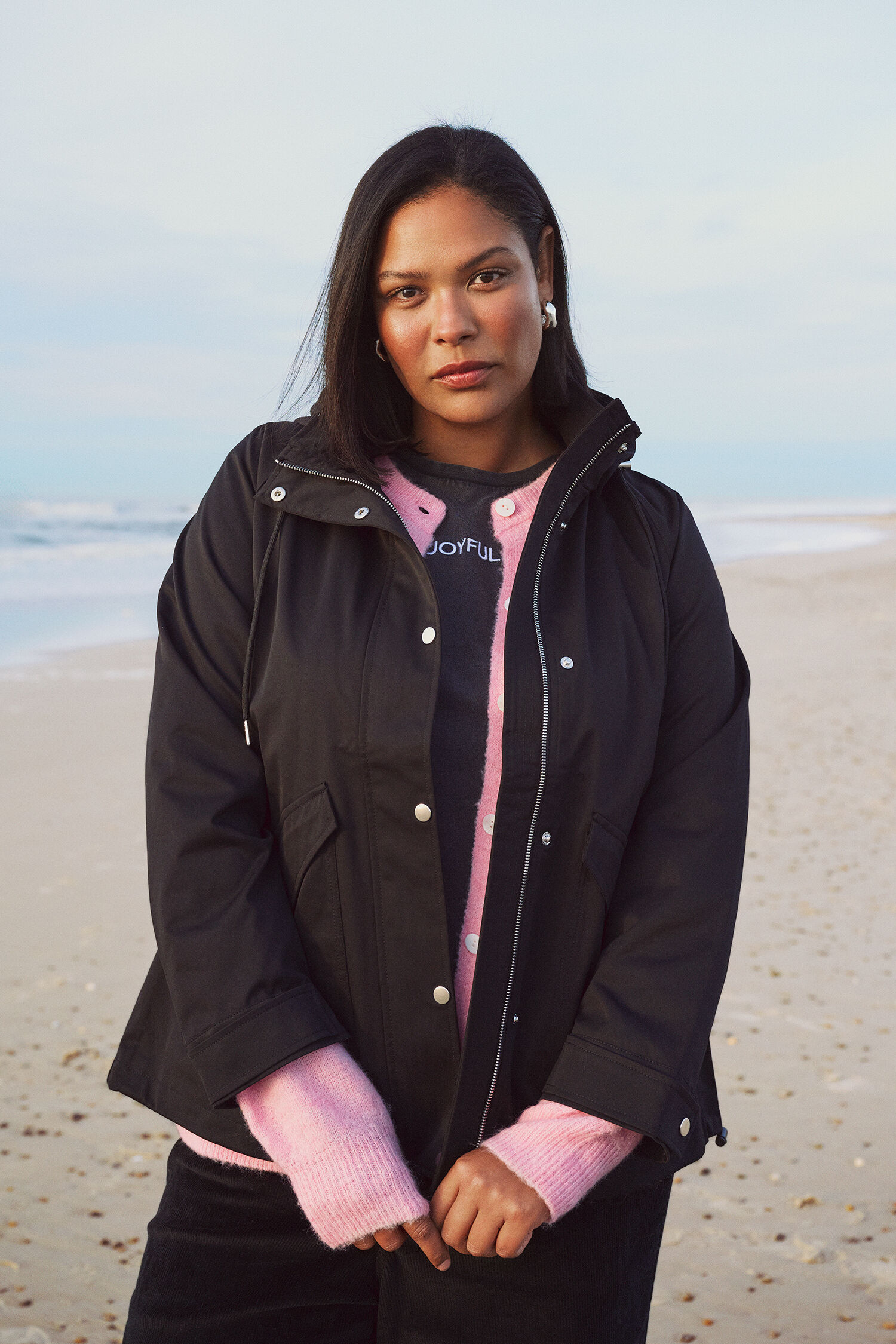 Sort for&aring;rsjakke, , Model