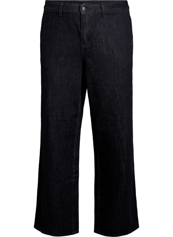 Wide Fit Jeans Med BløD, BøRstet Inderside