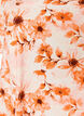 Kort&aelig;rmet bomuldskjole med print, Orange, Packshot image number 2
