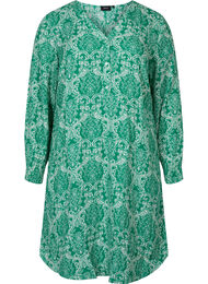 Printet kjole i viskose, Jolly Green Oriental