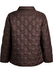 Let vatteret jakke med dekorativ quiltning, Brun, Packshot image number 1