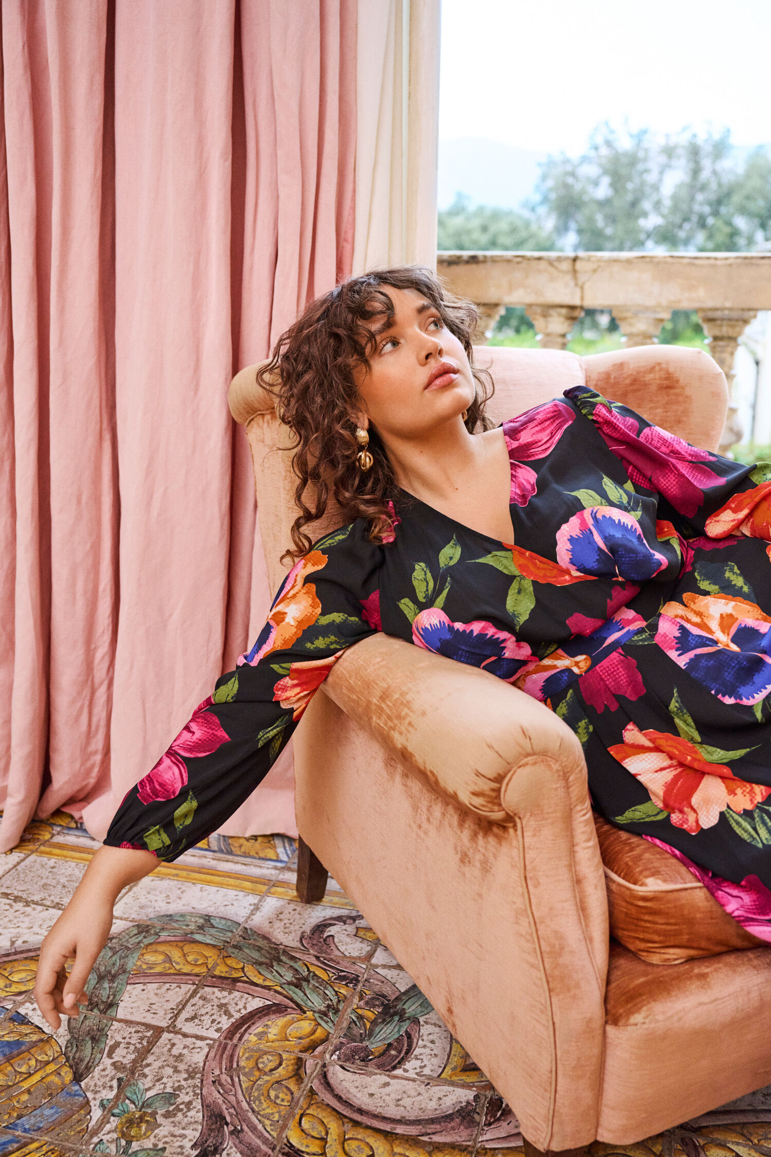 Zizzi Maxikjole med sl&aring;-om udsk&aelig;ring, , Model