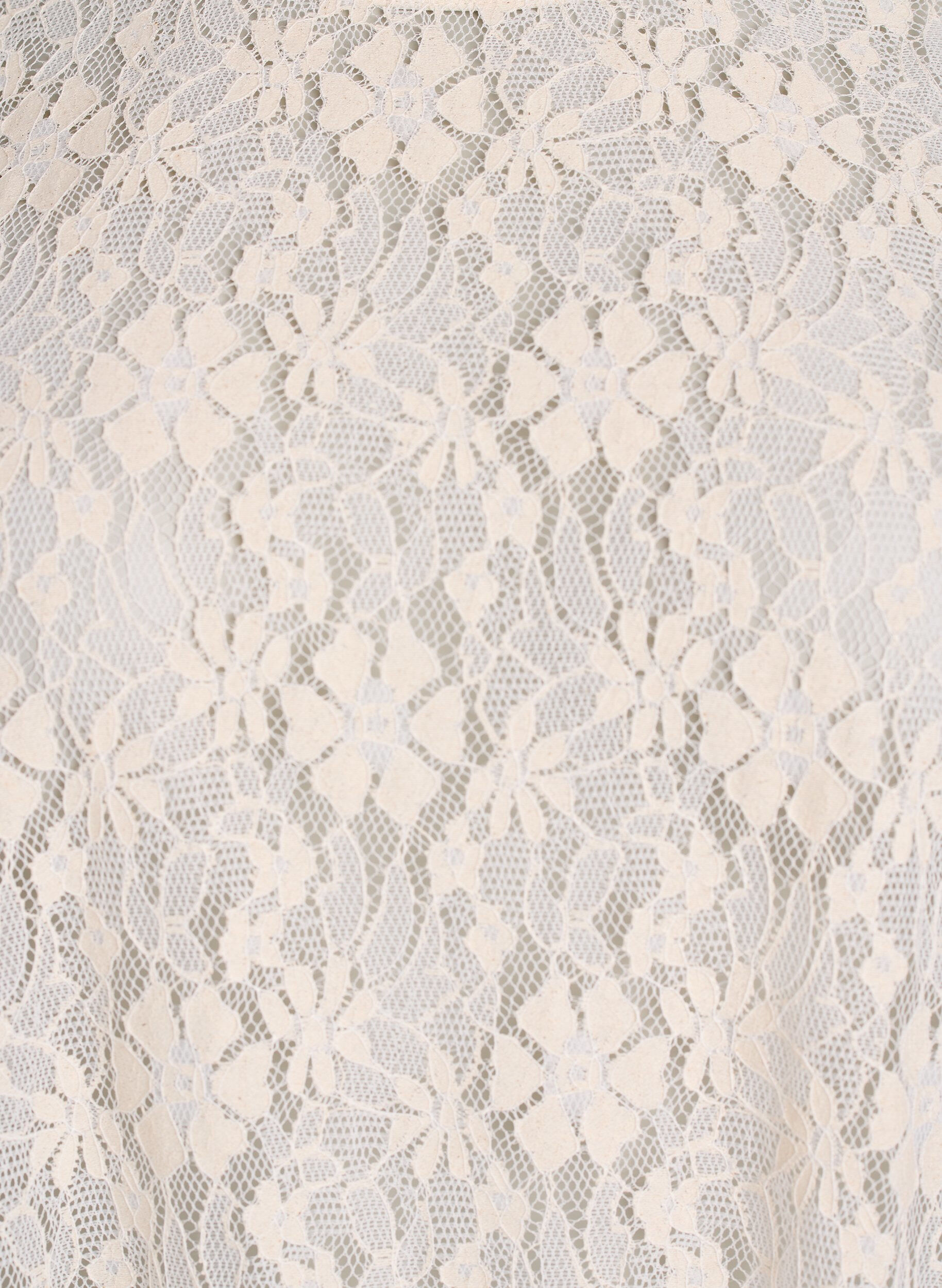 Zizzi Blondebluse med 3/4-&aelig;rmer, Vanilla, Packshot image number 2