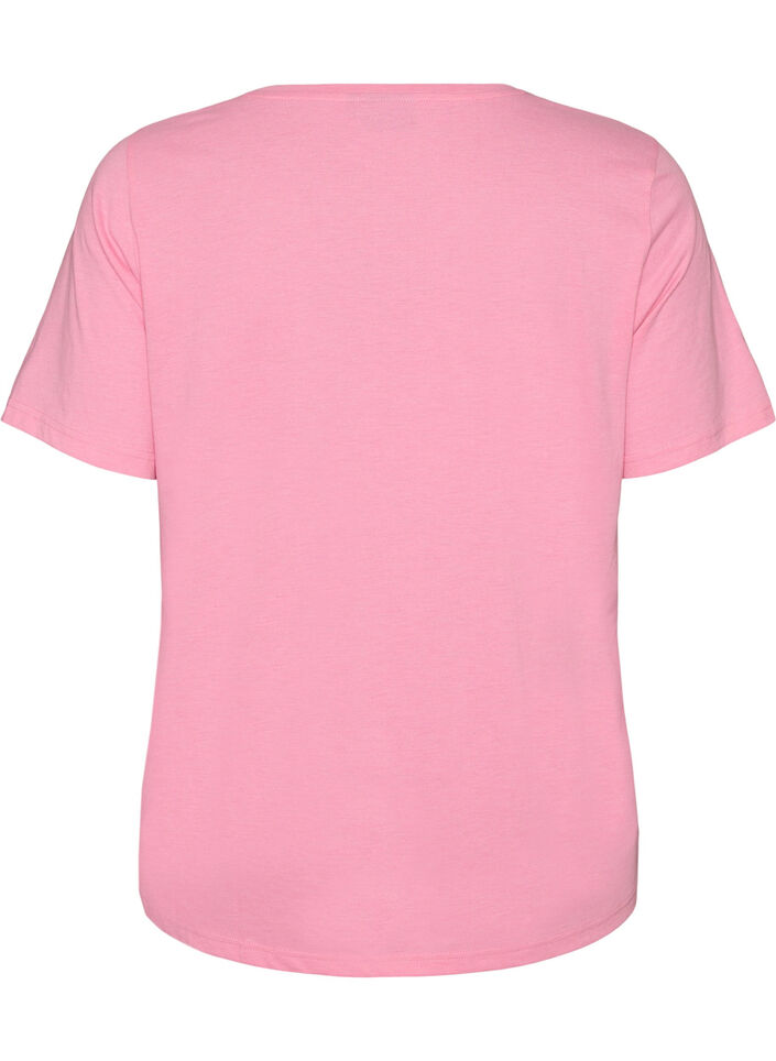T-shirt med motiv, Lyser&oslash;d, Packshot image number 1