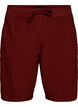 L&oslash;se shorts i bomuld med lommer, R&oslash;d, Packshot image number 0