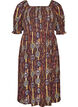 Sommerkjole i viskose med paisleyprint, Lilla, Packshot image number 0