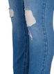 Amy jeans med super slim fit og sliddetaljer, Bl&aring;, Packshot image number 3