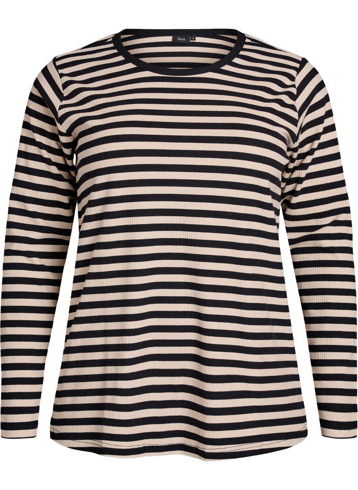 PeMaibritt - Stribet Bluse