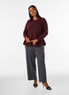Strikbluse med A-form, R&oslash;d, Model image number 1