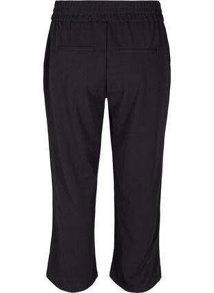 Klassiske ensfarvede bukser, Black, Packshot image number 1