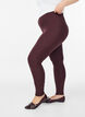 Basis leggings med ekstra l&aelig;ngde, M&oslash;rk Bordeaux, Model image number 0
