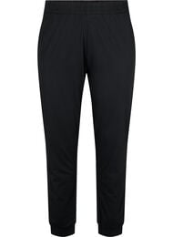 Natbukser i bomuld, Sort