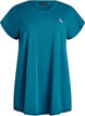 Lang tr&aelig;nings t-shirt, Bl&aring;, Packshot image number 0